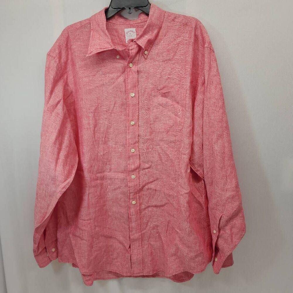 Brooks Brothers Pink Button-Down Casual Shirt